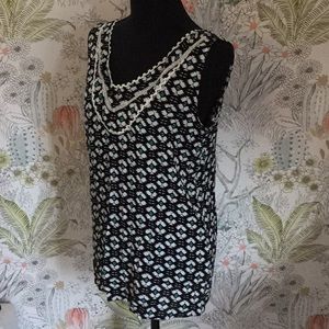 Moon & Sky Button Down Back Blouse